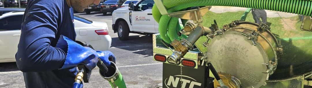 Professional sewer line cleaning equipment and hydro jetting service