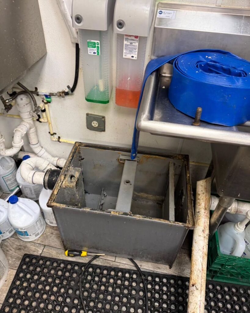 Restaurant Drain & Grease Trap Maintenance Guide for Hollywood, FL 1 Restaurant grease trap after professional cleaning