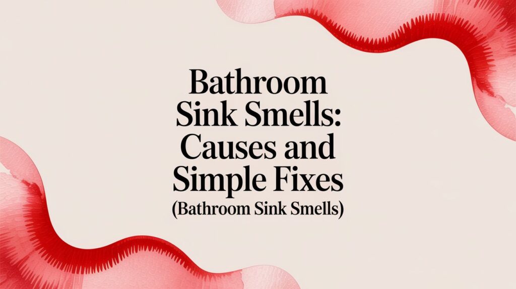 bathroom sink smells article title