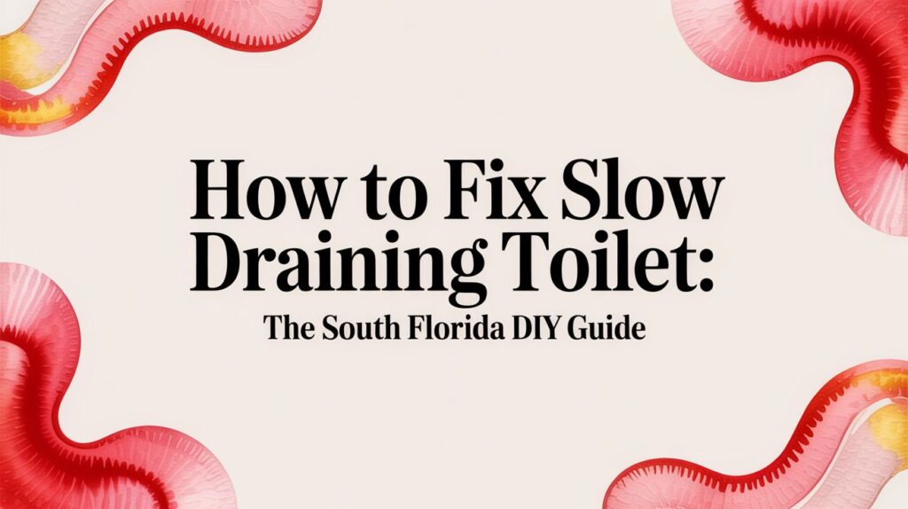 how to fix slow draining toilet diy guide