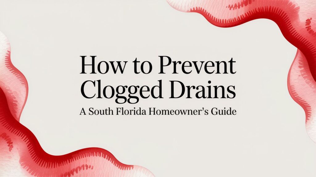 how to prevent clogged drains article title