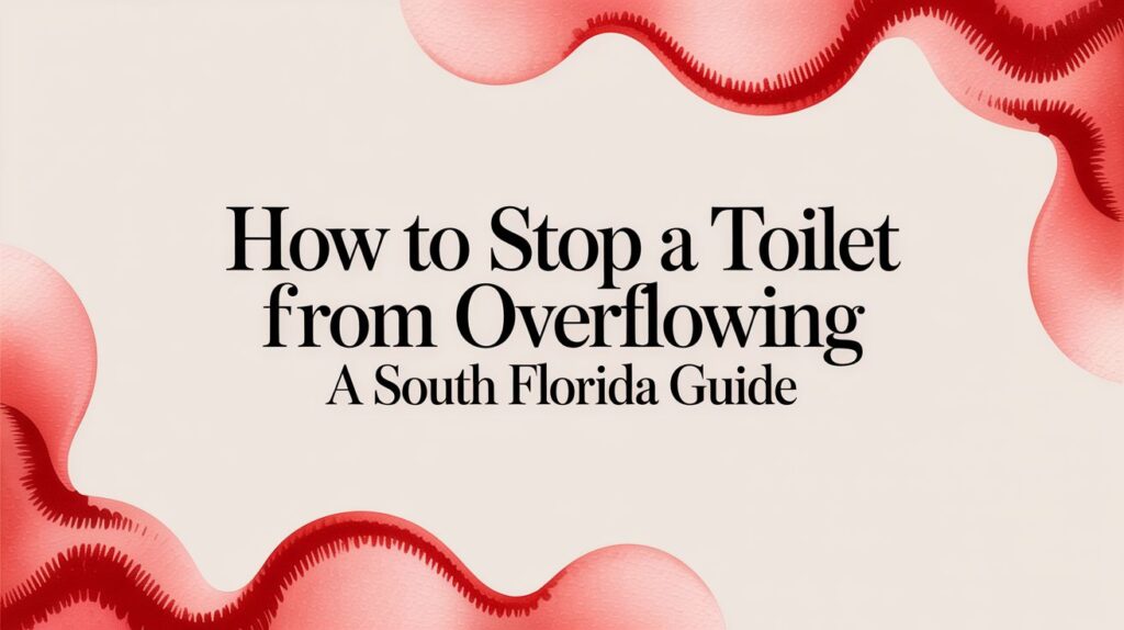 how to stop a toilet from overflowing guide title