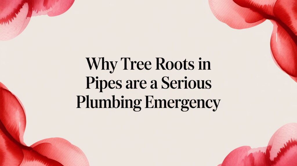 roots in pipes plumbing emergency