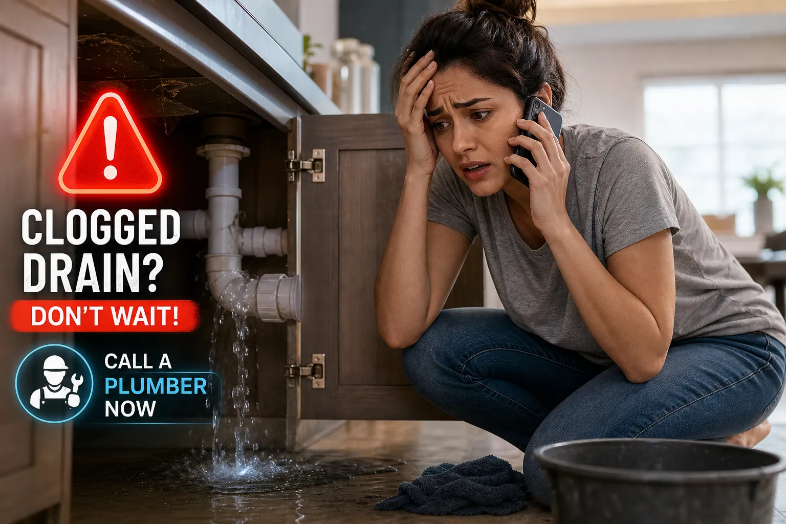 Warning signs you need a plumber for a clogged drain immediately